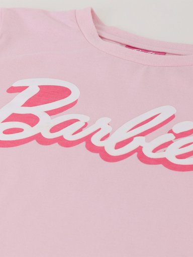 PIJAMA NIÑA BARBIE LARGO ROSADO - 3