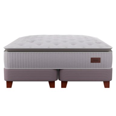 CAMA EUROPEA FLEX HERITAGE BOX 2 PLAZAS GRIS - 2