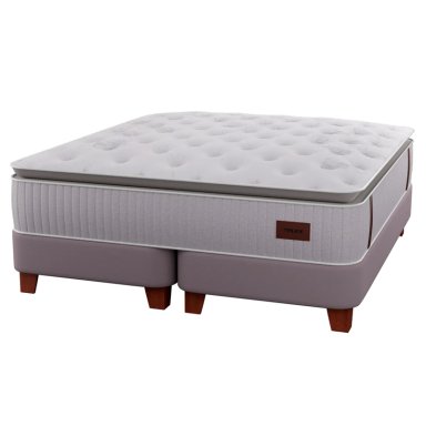 CAMA EUROPEA FLEX HERITAGE BOX KING GRIS - 1