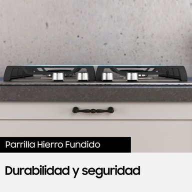 ENCIMERA GAS LICUADO SAMSUNG 4 QUEMADORES NA64D3010AS/ZS - 5