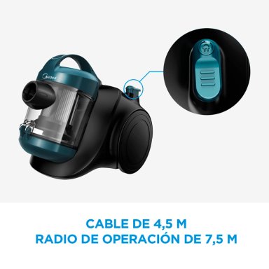 ASPIRADORA TRINEO MIDEA 12K - 5