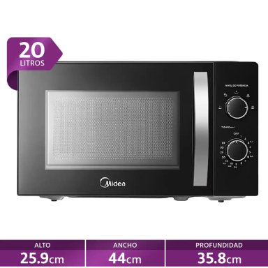 MICROONDAS MIDEA 20 LT MMP-20NCJ9BK - 1