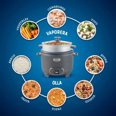 ARROCERA OSTER SOFRÍE COCINA VAPORIZA 2.2 LT CKSTRC12DFSKE-052 - 12