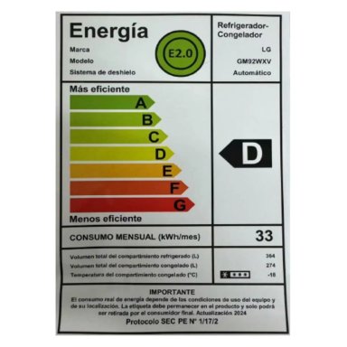 REFRIGERADOR FRENCH DOOR LG 638 LT NO FROST GM92WXV - 13