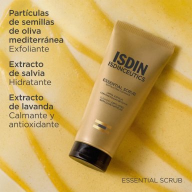 GEL LIMPIADOR EXFOLIANTE  ISDIN ISDINCEUTICS ESSENTIAL SCRUB 100 G  - 3