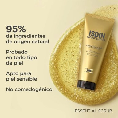 GEL LIMPIADOR EXFOLIANTE  ISDIN ISDINCEUTICS ESSENTIAL SCRUB 100 G  - 5