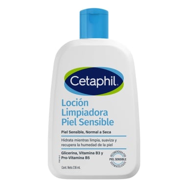 LOCIÓN LIMPIADORA PIEL SECA Y SENSIBLE CETAPHIL 237 ML  - 1