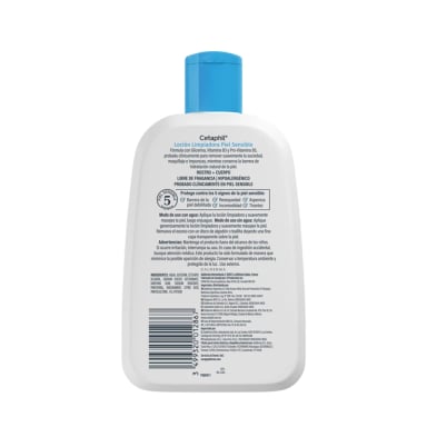 LOCIÓN LIMPIADORA PIEL SECA Y SENSIBLE CETAPHIL 237 ML  - 8