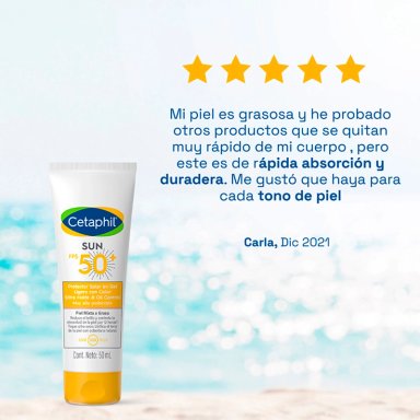 PROTECTOR SOLAR FACIAL CETAPHIL CON COLOR OIL CONTROL FPS50+ 50 ML - 3