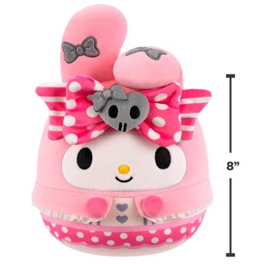 PELUCHE KUROMI/MY MELODY ANIVERSARIO 25CM - MODELO ALEATORIO - 9