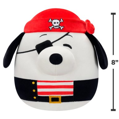 PELUCHE SNOOPY PIRATA SQUISHMALLOWS 20CM - MODELO ALEATORIO - 11