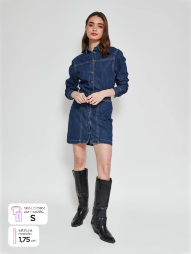 VESTIDO MUJER PEPE JEANS ALGODÓN  - 1
