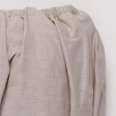 FALDÓN MAISON LINETT ELASTICADO LINO 1.5 PLAZAS TAUPE - 2