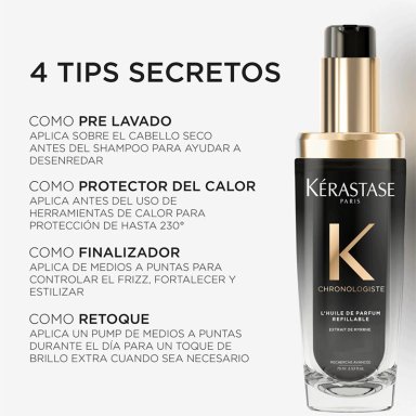 ACEITE REVITALIZANTE KÉRASTASE CHRONOLOGISTE L'HUILE DE PARFUM 75ML - 9