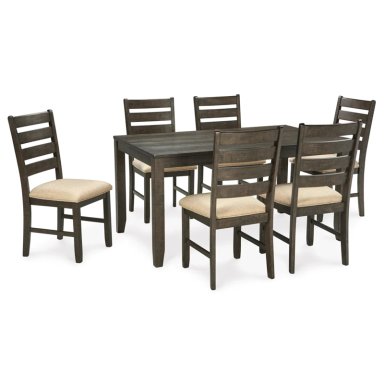 JUEGO DE COMEDOR ASHLEY ROKANE 6 SILLAS - 1