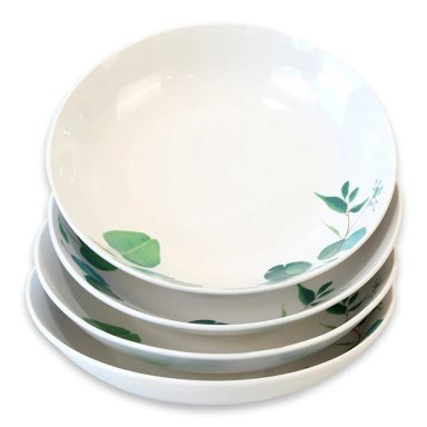 SET PLATO HONDO DORAL FLOR PORCELANA 4 PZS - 2