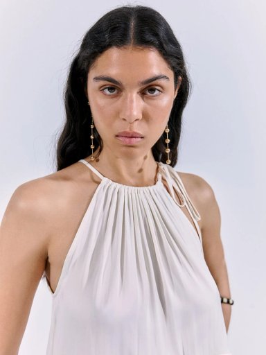 BLUSA MUJER SFERA SIN MANGAS HALTER - 3