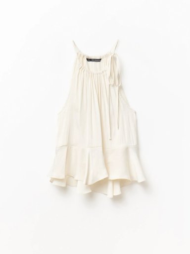 BLUSA MUJER SFERA SIN MANGAS HALTER - 7