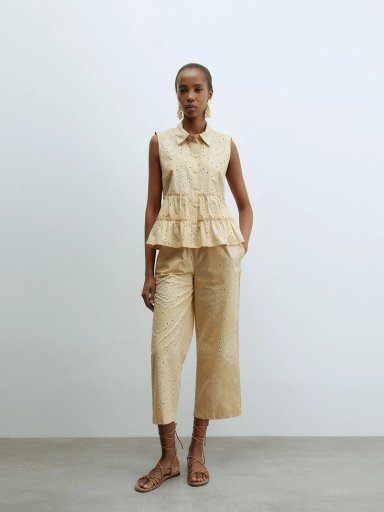 BLUSA MUJER SFERA ALGODÓN SIN MANGAS - 5