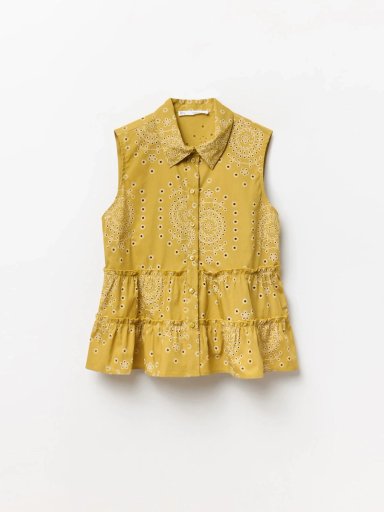 BLUSA MUJER SFERA ALGODÓN SIN MANGAS - 6
