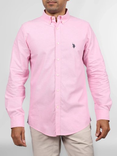 CAMISA HOMBRE US POLO ASSN ALGODÓN MANGA LARGA - 1
