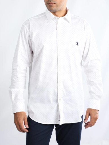 CAMISA HOMBRE US POLO ASSN ALGODÓN MANGA LARGA - 1