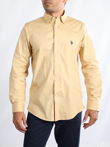 CAMISA HOMBRE US POLO ASSN ALGODÓN MANGA LARGA - 1