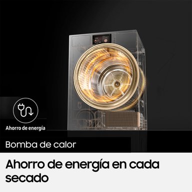 SECADORA DE ROPA BOMBA DE CALOR SAMSUNG DV90F17CDS BE SPOKE 17KG GRIS - 8