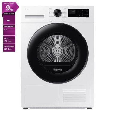SECADORA DE ROPA SAMSUNG BOMBA DE CALOR 9KG SMARTTHINGS DV90CGC2A0AEZS - 1