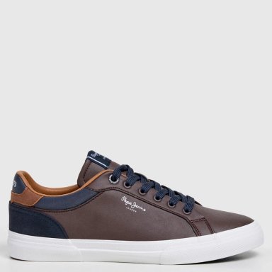ZAPATILLAS HOMBRE PEPE JEANS CAFÉ KENTON COURT - 1