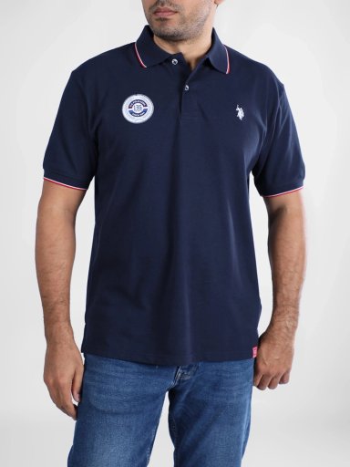 POLERA HOMBRE US POLO ASSN ALGODÓN MANGA CORTA - 1