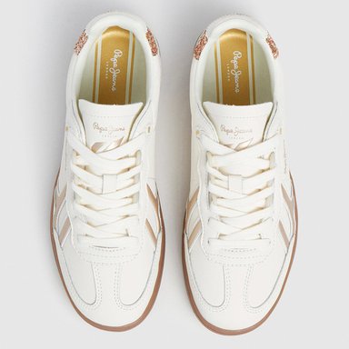 ZAPATILLAS MUJER PEPE JEANS CASUALES BLANCO BALL BASIC - 3