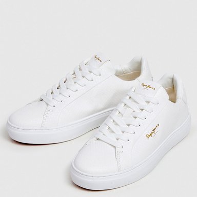 ZAPATILLAS MUJER PEPE JEANS CASUALES BLANCO CAMDEN RUMP - 2