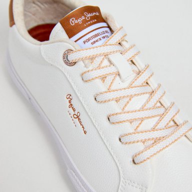 ZAPATILLAS MUJER PEPE JEANS CASUALES BLANCO KENTON MAX - 6