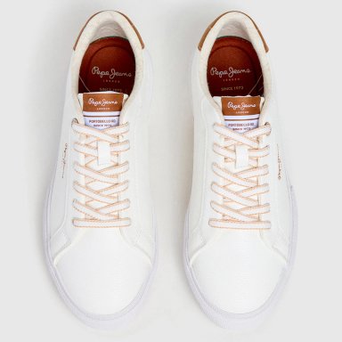 ZAPATILLAS MUJER PEPE JEANS CASUALES BLANCO KENTON MAX - 3