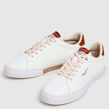 ZAPATILLAS MUJER PEPE JEANS CASUALES BLANCO KENTON MAX - 2