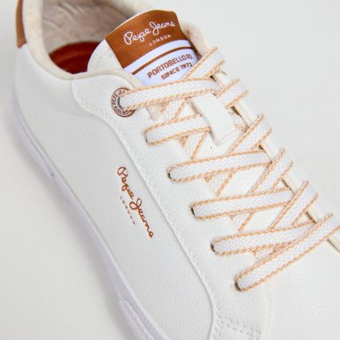 ZAPATILLAS MUJER PEPE JEANS CASUALES BLANCO KENTON MAX - 6