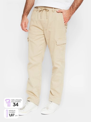 PANTALÓN HOMBRE PEPE JEANS ALGODÓN CARGO - 1