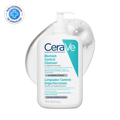 GEL LIMPIADOR CERAVE ESPUMOSO 473 ML - 1