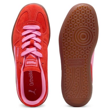 ZAPATILLAS MUJER PUMA CASUALES ROJO PALERMO CUERO - 3