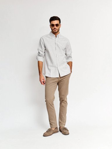 PANTALÓN HOMBRE MARQUIS ALGODÓN SLIM CHINO LAVADO - 4