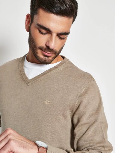 SWEATER HOMBRE REGATTA ALGODÓN CUELLO EN V - 3