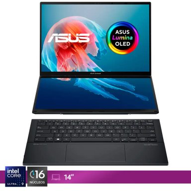 NOTEBOOK ASUS ZENBOOK DUO UX8406CA-PZ179W INTEL CORE ULTRA 9 32GB RAM 1TB SSD TOUCH 14” - 1