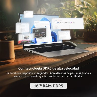 NOTEBOOK ACER ASPIRE LITE AL16-53P-578Y-1 INTEL CORE ULTRA 5 16GB RAM 512GB SSD 16” - 4