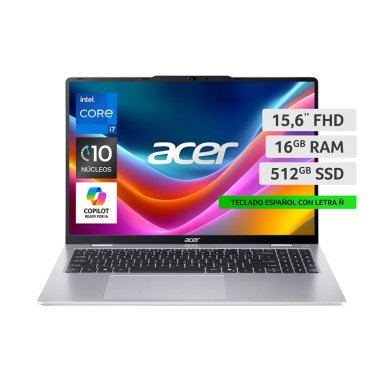 NOTEBOOK ACER ASPIRE LITE AL15-72P-79W5-1 INTEL CORE I7 16GB RAM 512GB SSD 15.6" - 2