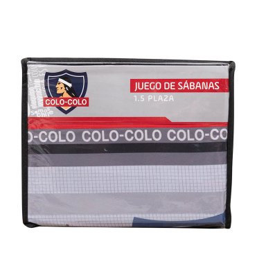 JUEGO DE SÁBANAS COLO-COLO VENCEDORES 1.5 PLAZAS - 3