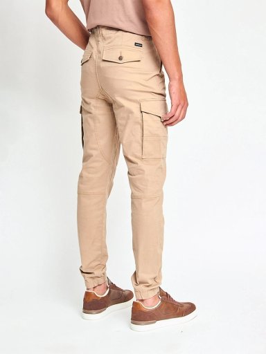 PANTALÓN HOMBRE BARBADOS ALGODÓN JOGGER CARGO CHINO - 2