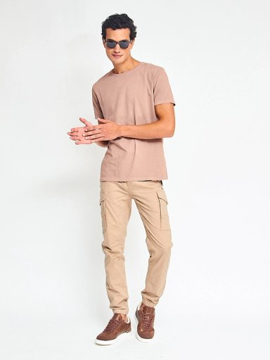 PANTALÓN HOMBRE BARBADOS ALGODÓN JOGGER CARGO CHINO - 4