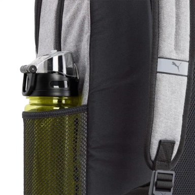 MOCHILA DEPORTIVA PUMA S HEATHER GRIS - 5