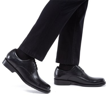 ZAPATO HOMBRE GUANTE VESTIR NEGRO CLEVELAND CUERO - 2